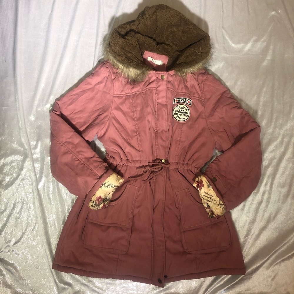 Jacket Pink(Rosado) 0XL Runs 1 size small